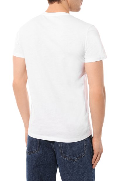 Хлопковая футболка BALMAIN, арт. YH1EF000BB29/GAD, фото 4