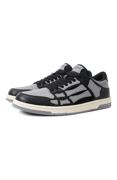 Мужские кожаные кеды skel-top AMIRI, арт. AMF0SR1080