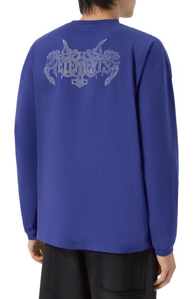 Хлопковый лонгслив VETEMENTS, арт. MH27LS200BL, фото 4