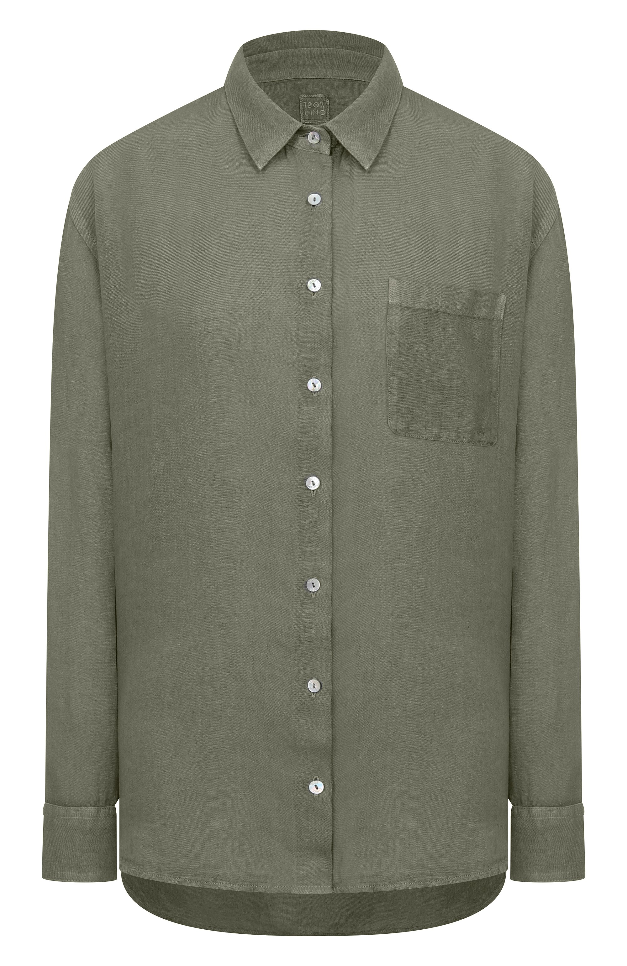 Льняная рубашка 120% LINO, арт. 33ALIW19GE/0000115, фото 1