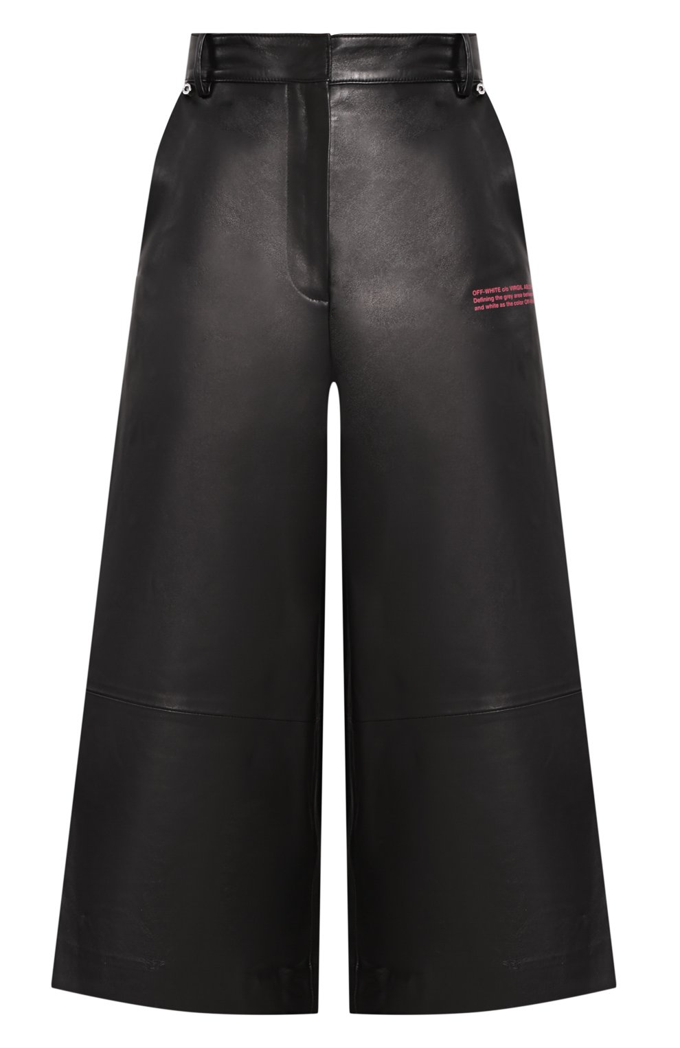 Кожаные кюлоты OFF-WHITE, арт. 0WJB006R20F990681000, фото 1