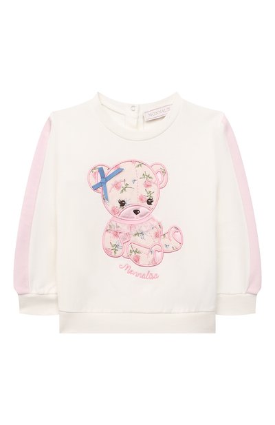 Хлопковый свитшот MONNALISA, арт. 399600, фото 1