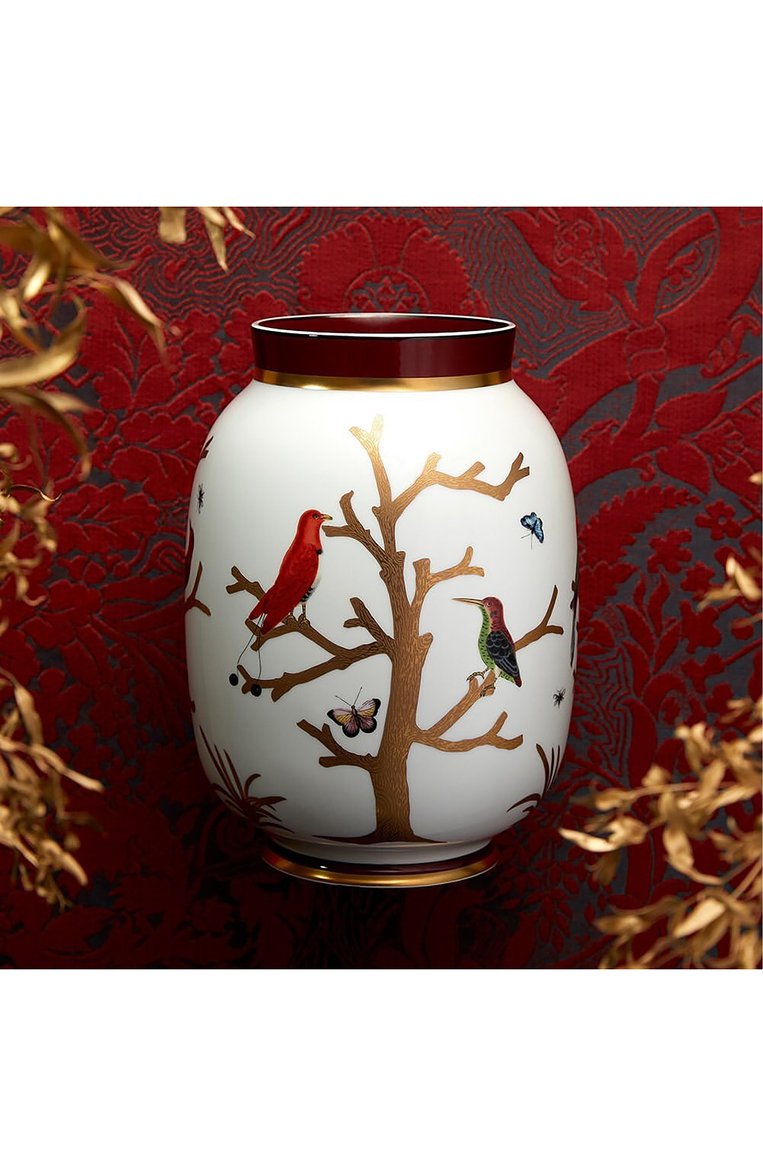 Ваза aux oiseaux BERNARDAUD разноцветного цвета, арт. 2488/8374 | Фото 2 (Статус проверки: Проверена категория; Коллекция: Aux Oiseaux; Региональные ограничения белый список (Axapta Mercury): Не проставлено; Нос: Не проставлено; Автоматизация Diginetica: �Не назначено; Ограничения доставки: fragile-2)