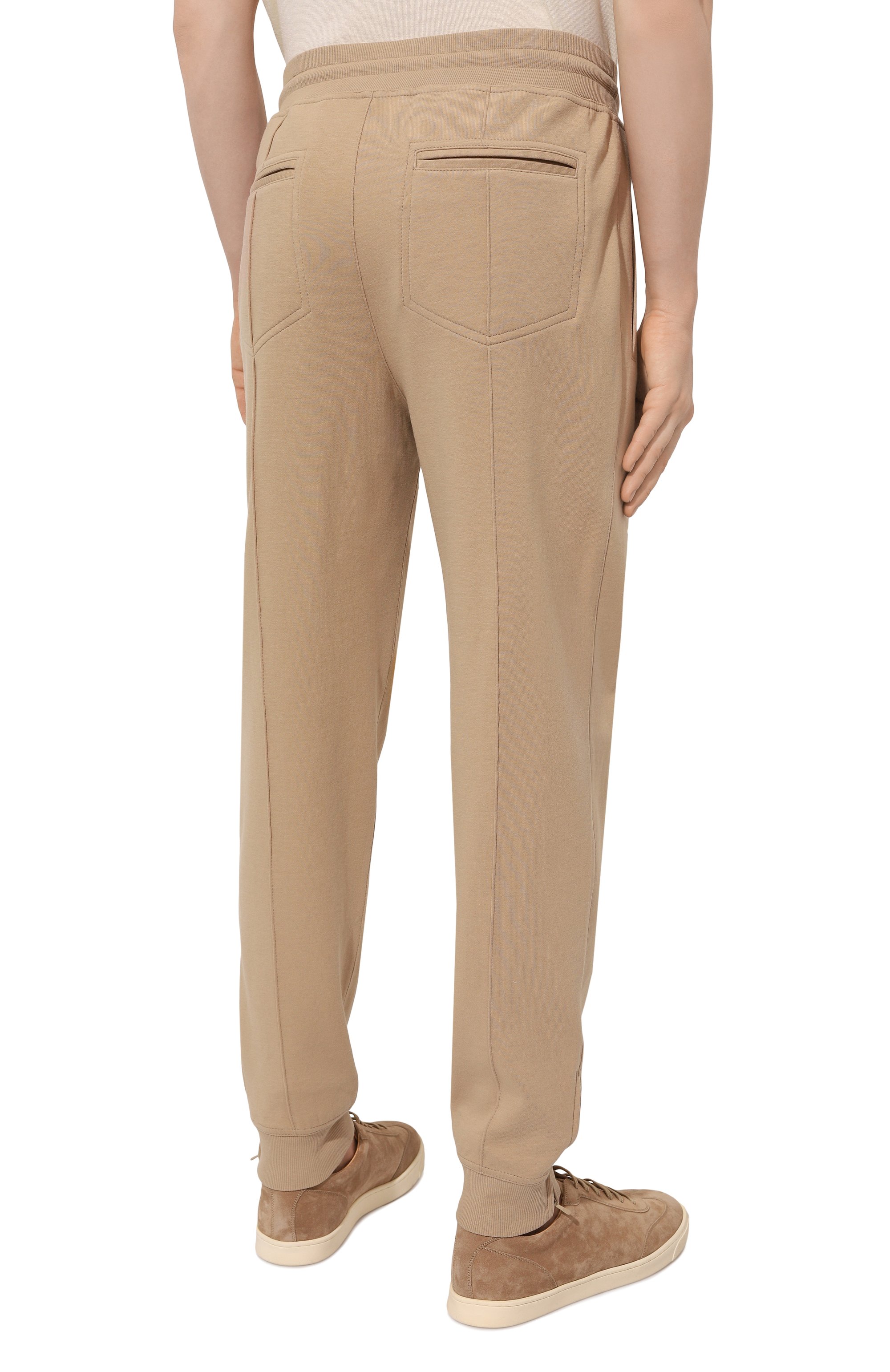 Хлопковые джоггеры BRUNELLO CUCINELLI, арт. M0T35B2001, фото 4