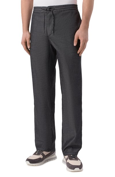 Брюки из хлопка и лиоцелла MVST, арт. M26.CSM.T406/TS0BK, фото 3