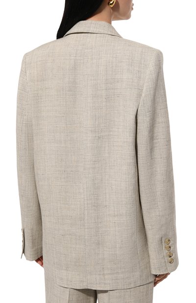 Жакет из вискозы и льна TOTEME, арт. 234-WRZ869-FB0109, фото 4