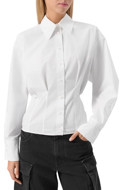 Хлопковая рубашка THE ATTICO, арт. 251WCH00043/CCC052AA, фото 3