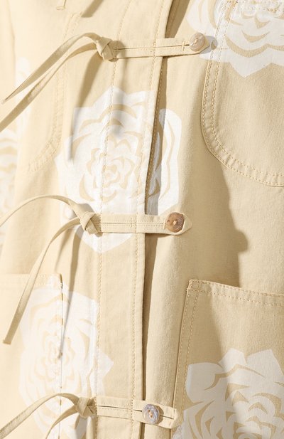 Хлопковый жакет ACNE STUDIOS кремового цвета по цене 57000 руб., арт. A90227, фото 5 Хлопковый жакет ACNE STUDIOS, арт. A90227, фото 5