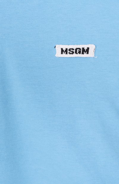 Хлопковая футболка MSGM KIDS, арт. S6MSJGTH179, фото 3