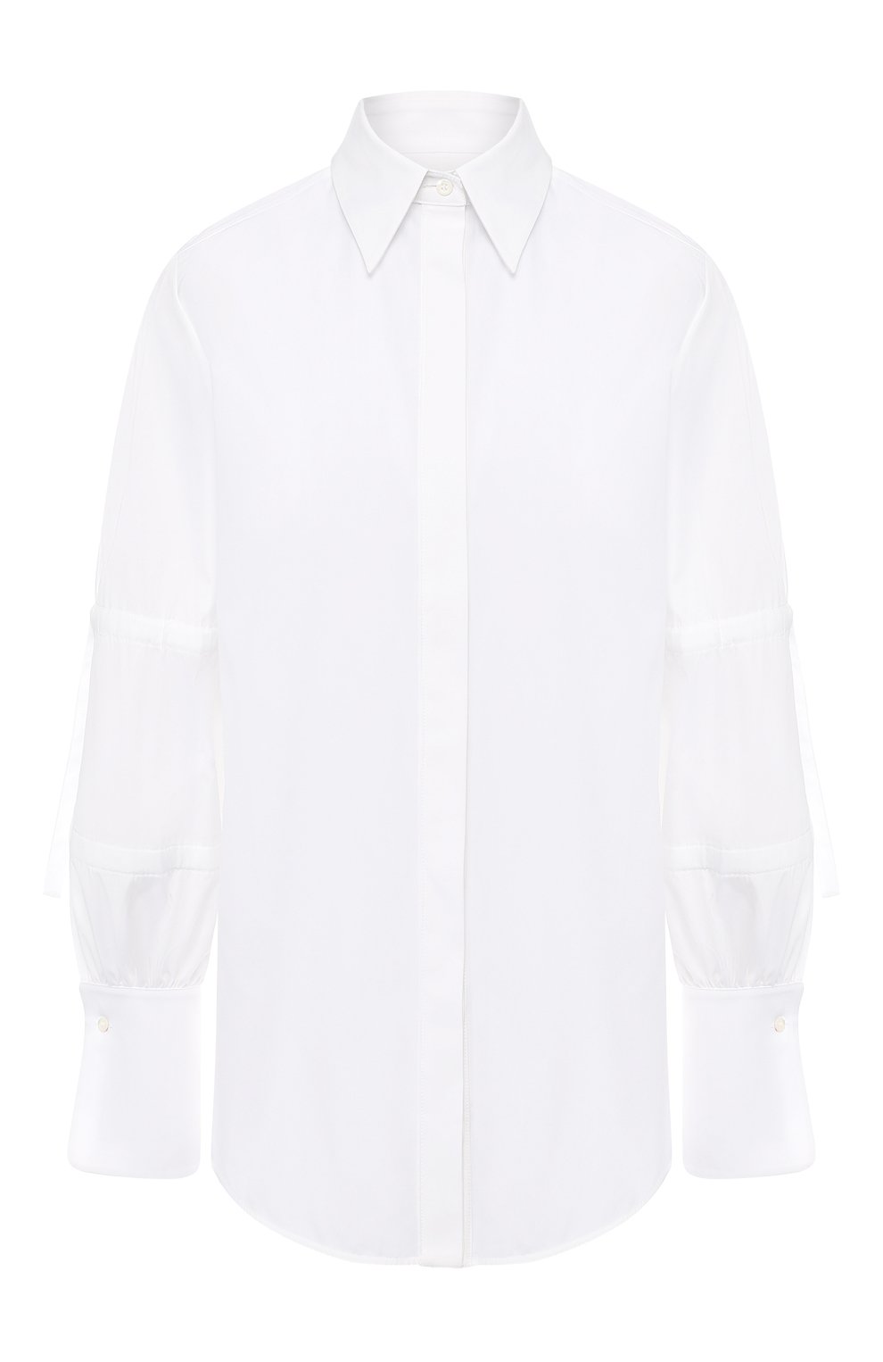 Хлопковая рубашка VICTORIA, VICTORIA BECKHAM, арт. SHVV 137B PSS19 C0TT0N SHIRTING, фото 1