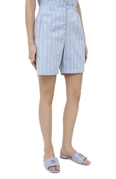 Хлопковые шорты GUCCI, арт. 619507/ZAEF1, фото 3