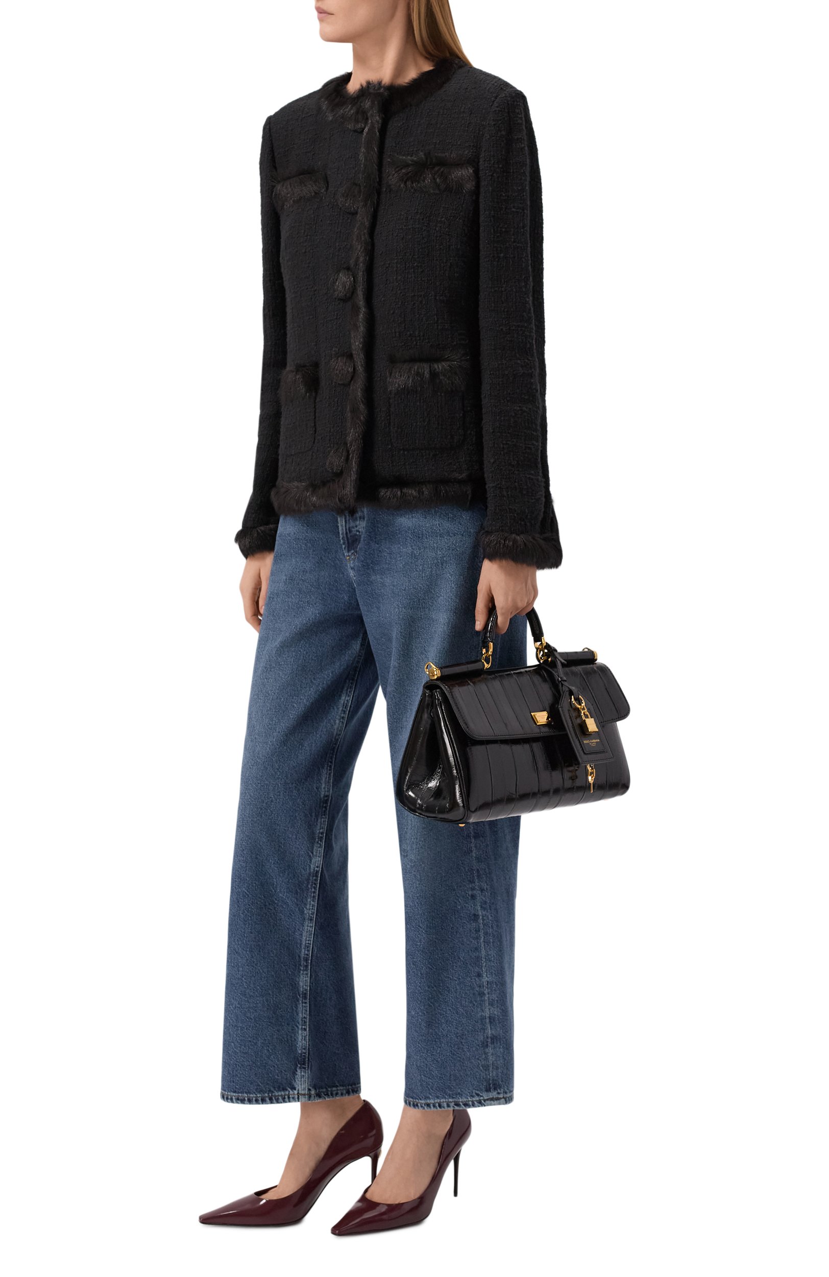 Сумка my sicily из кожи миксины DOLCE & GABBANA, арт. BB7782/B8291, фото 3