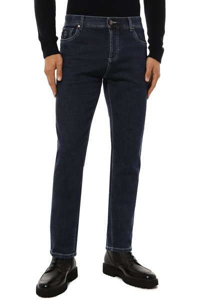Джинсы RICHARD J. BROWN темно-синего цвета по цене 61550 руб., арт. T0KY0 RB/T27/W00C, фото 3 Джинсы RICHARD J. BROWN, арт. T0KY0 RB/T27/W00C, фото 3