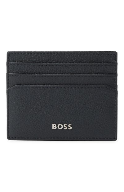 Комплект из футляра для кредитных карт и брелока BOSS темно-синего цвета по цене 16250 руб., арт. HBPA00027M, фото 2 Комплект из футляра для кредитных карт и брелока BOSS, арт. HBPA00027M, фото 2