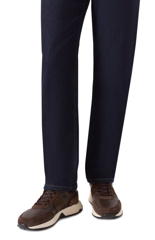 Кожаные кроссовки Tod’s XXM63K0GT81BKB Коричневый  XXM63K0GT81BKB Фото 3