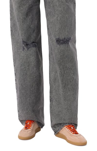 Замшевые кеды dbs oly SANTONI, арт. WBPG61340FARTKCL, фото 3