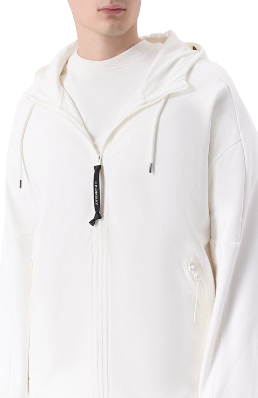 Хлопковая толстовка C.P. Company RCCMSS715A005086W Белый  RCCMSS715A005086W Фото 5