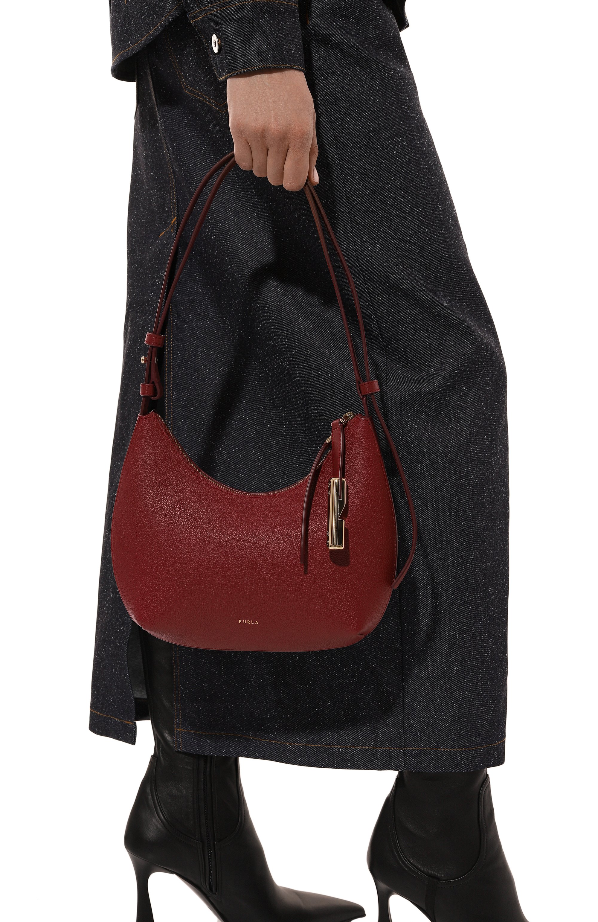 Сумка furla goccia small FURLA красного цвета по цене 33500 руб., арт. WB01500/BX3353, фото 2 Сумка furla goccia small FURLA, арт. WB01500/BX3353, фото 2