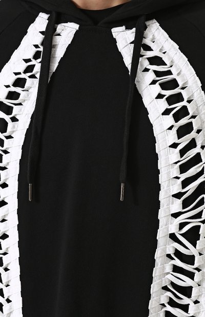 Хлопковое худи свободного кроя с отделкой KTZ, арт. HD 22, фото 5