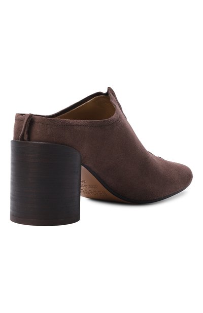 Замшевые мюли anatomic stitch-toe MM6, арт. S59WX0085/P6385, фото 5
