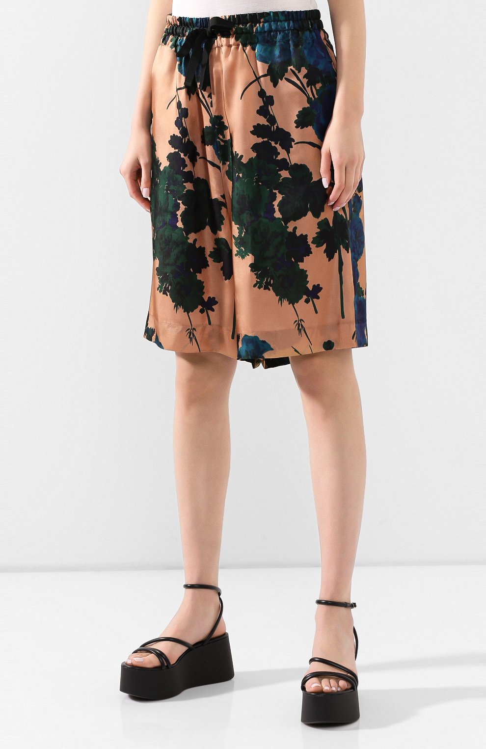 Шорты из вискозы DRIES VAN NOTEN, арт. 201-10961-9404, фото 3