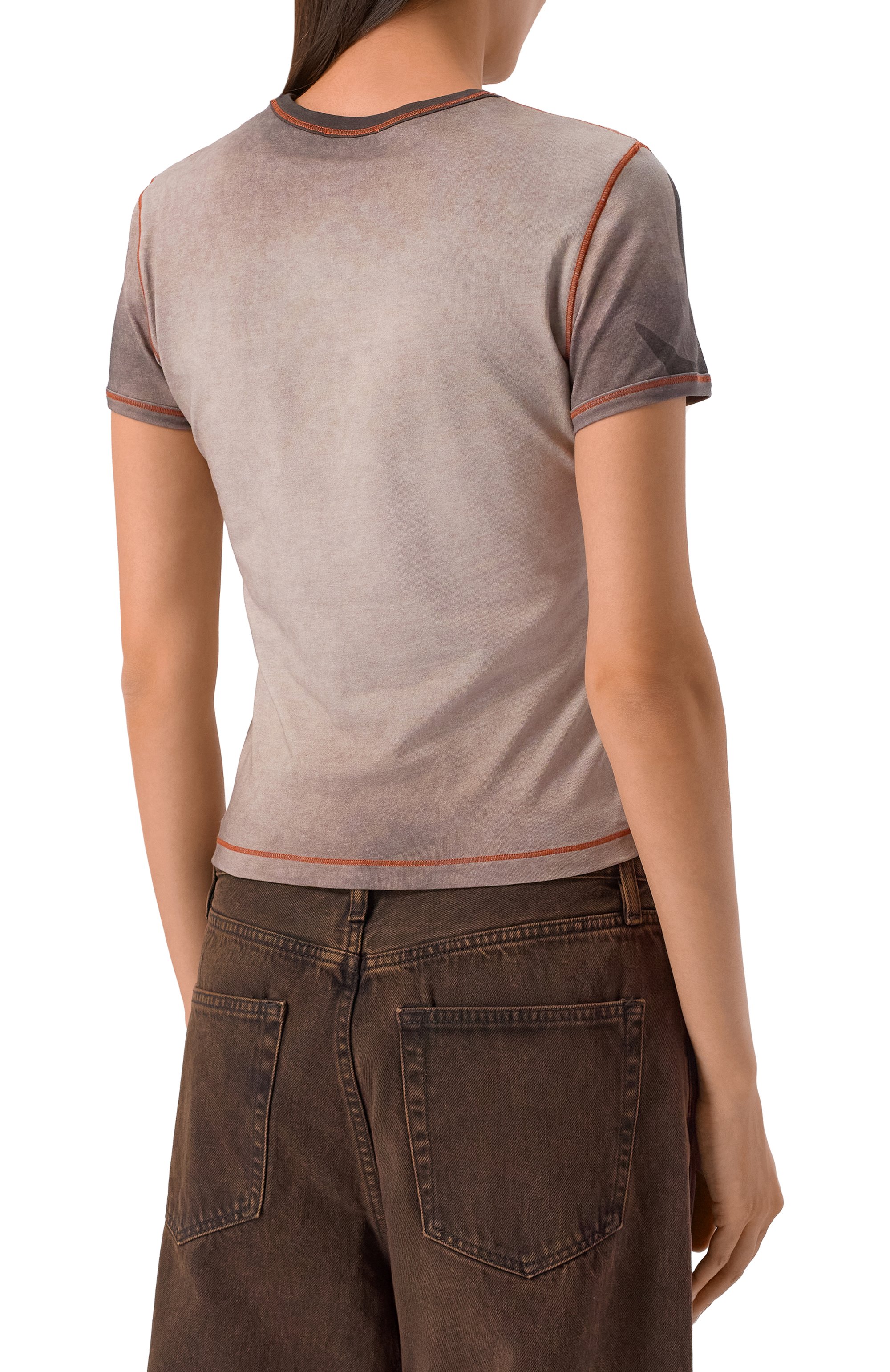 Хлопковая футболка t-grafi DIESEL, арт. A21771/0EPCP, фото 4