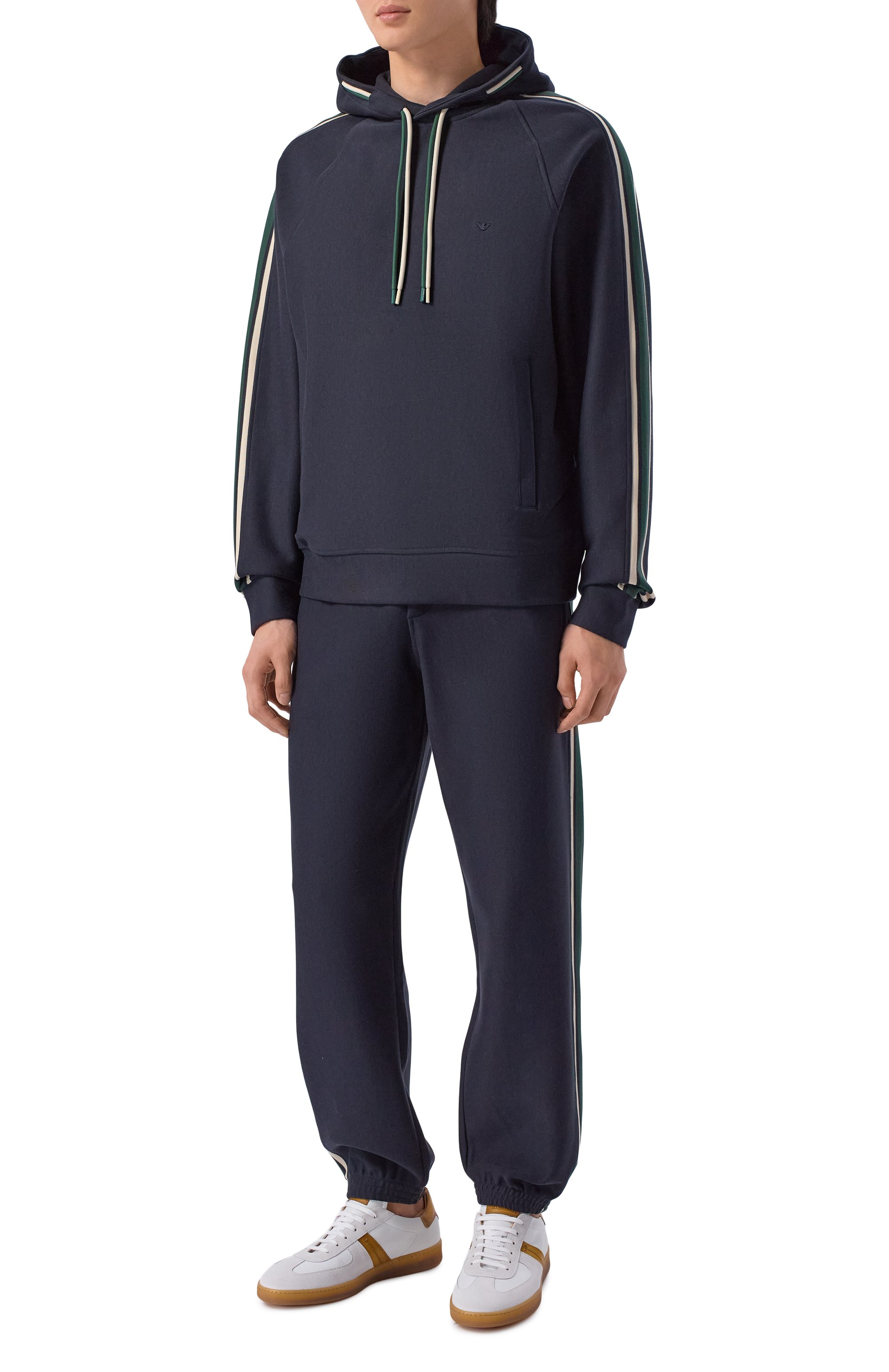 Худи из лиоцелла и хлопка EMPORIO ARMANI, арт. EM005199/AF24209, фото 2