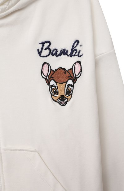 Хлопковая толстовка MONNALISA, арт. 198807RG, фото 3