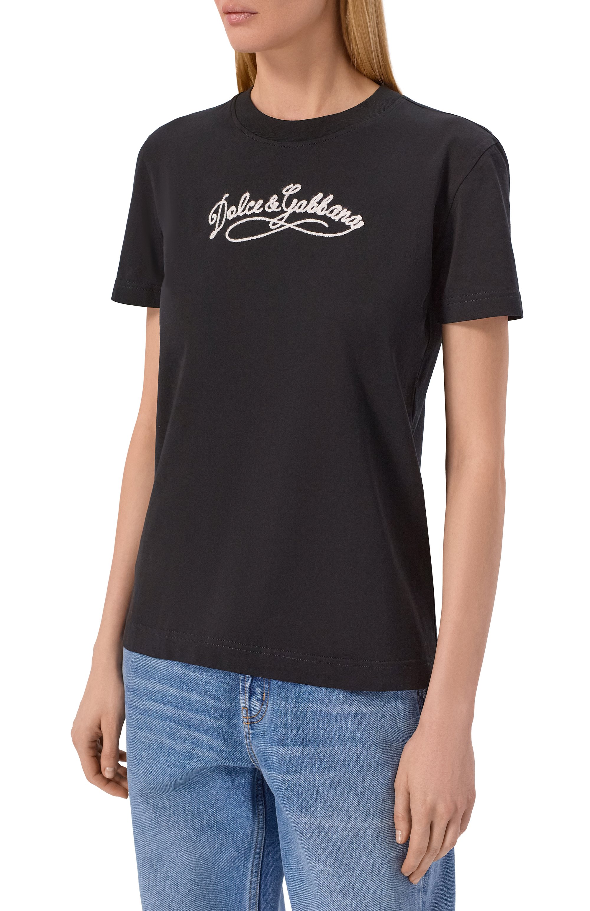 Хлопковая футболка DOLCE & GABBANA, арт. F8V42Z/GDDL1, фото 3