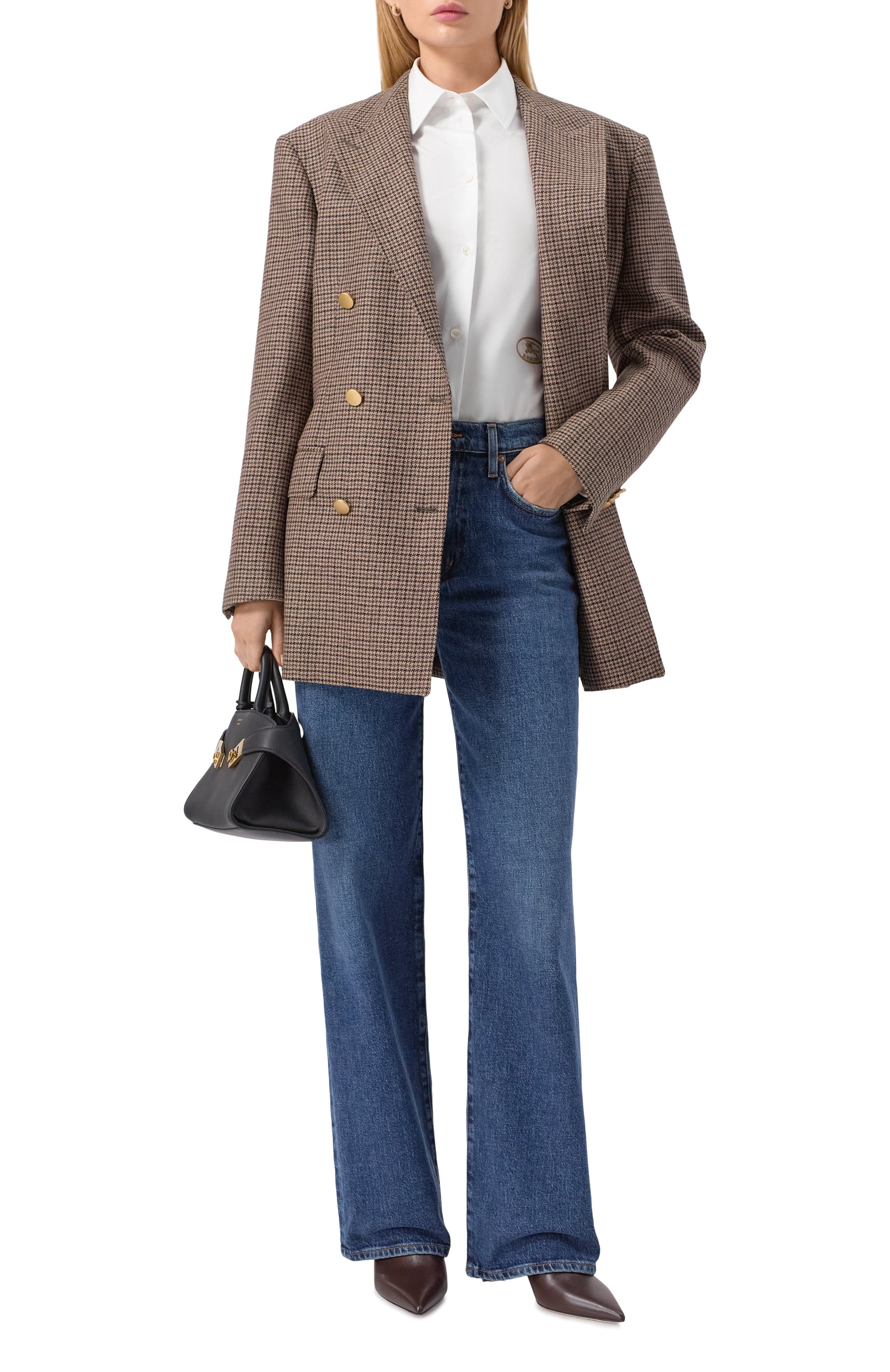 Хлопковая рубашка BURBERRY, арт. 8110903, фото 2