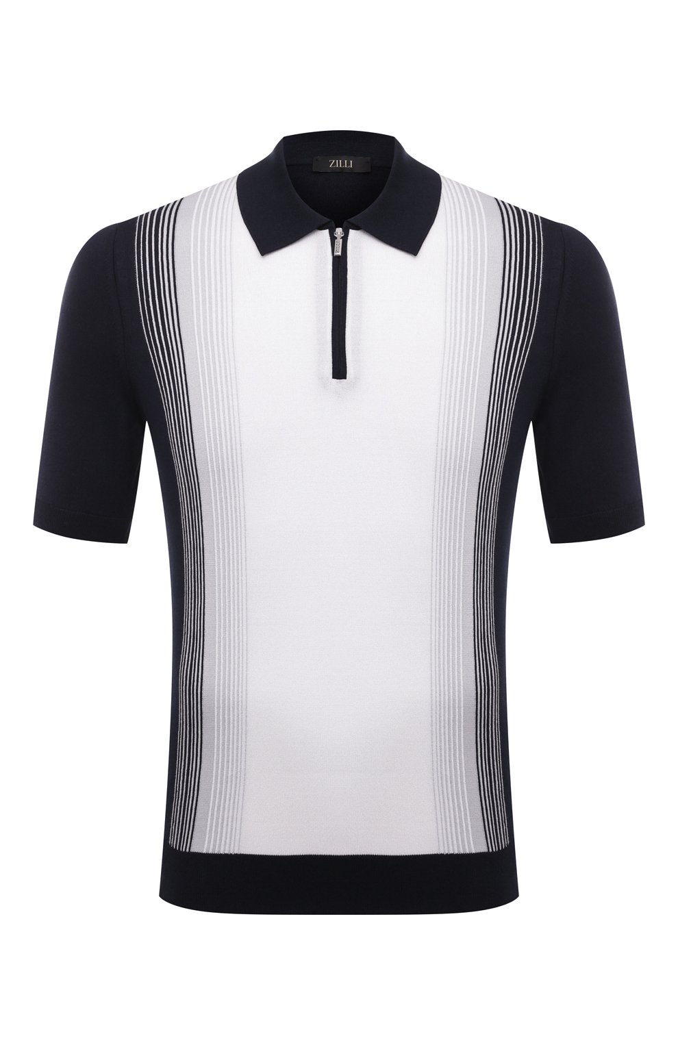 Поло из хлопка и шелка ZILLI, арт. KZP002M0142VZIS00, фото 1
