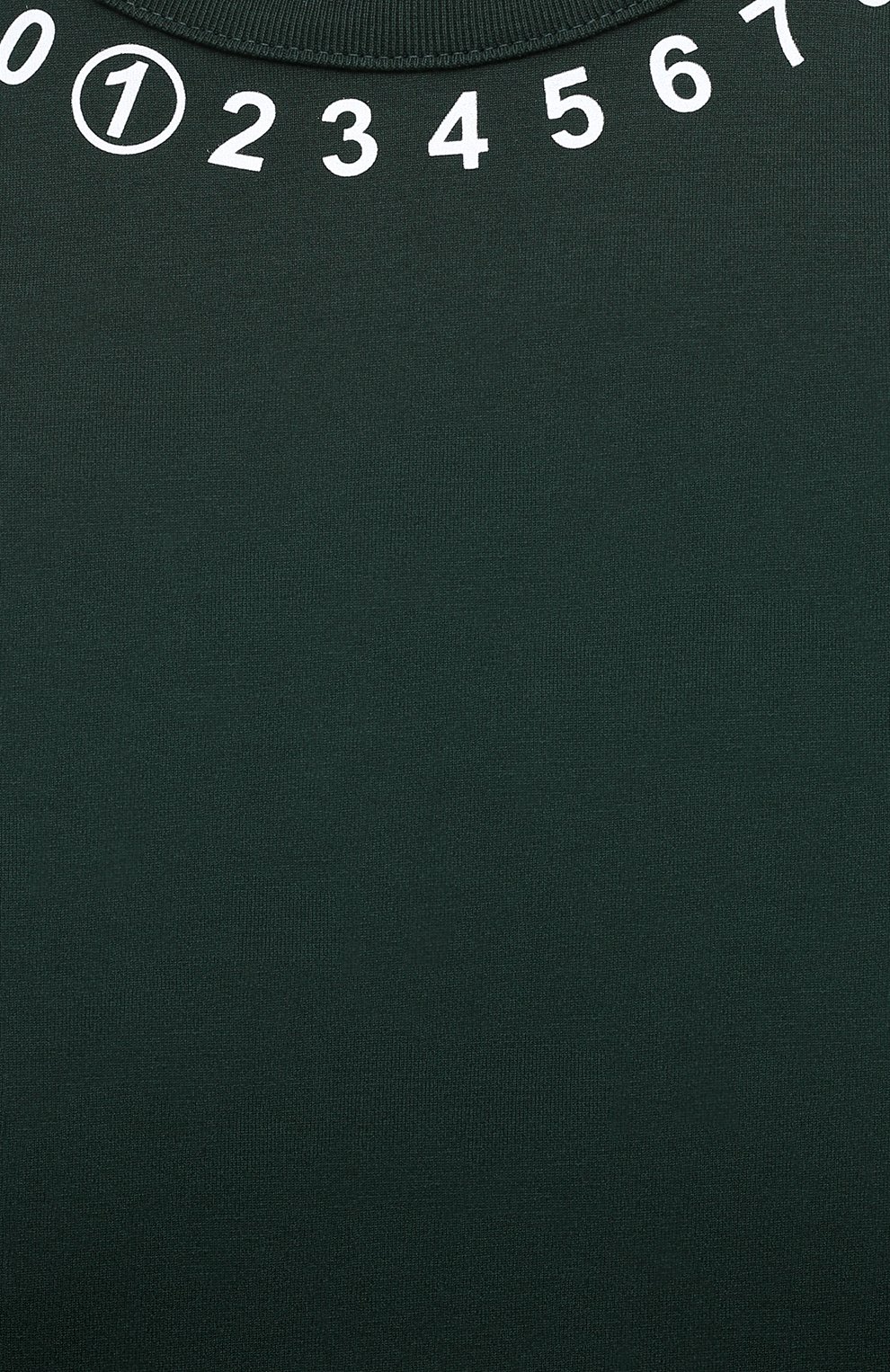 Хлопковая футболка MAISON MARGIELA зеленого цвета по цене 25100 руб., арт. S51GC0434/S22816, фото 5 Хлопковая футболка MAISON MARGIELA, арт. S51GC0434/S22816, фото 5