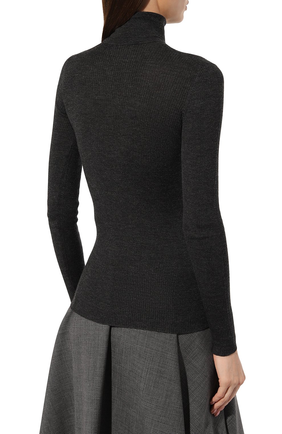 Водолазка из шерсти и шелка PRADA, арт. P26350-1RZR-F0308-192, фото 4