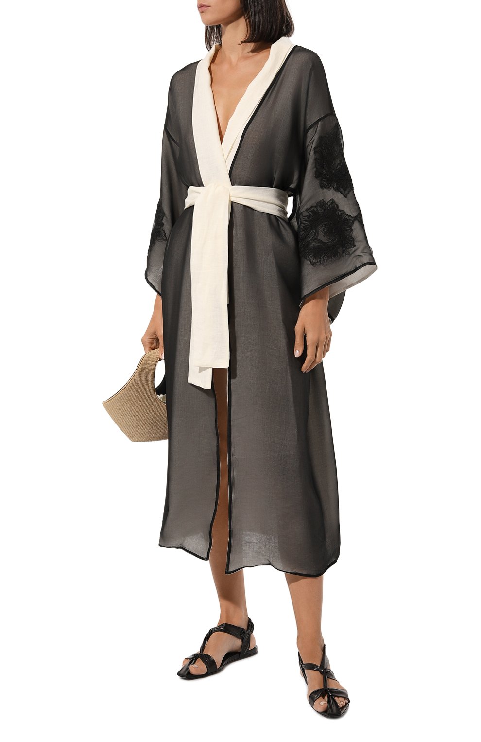 Халат изо льна и шелка MAURIZIO, арт. MZW307130775, фото 2