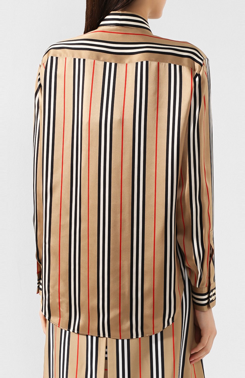 Шелковая рубашка BURBERRY, арт. 8011074, фото 4
