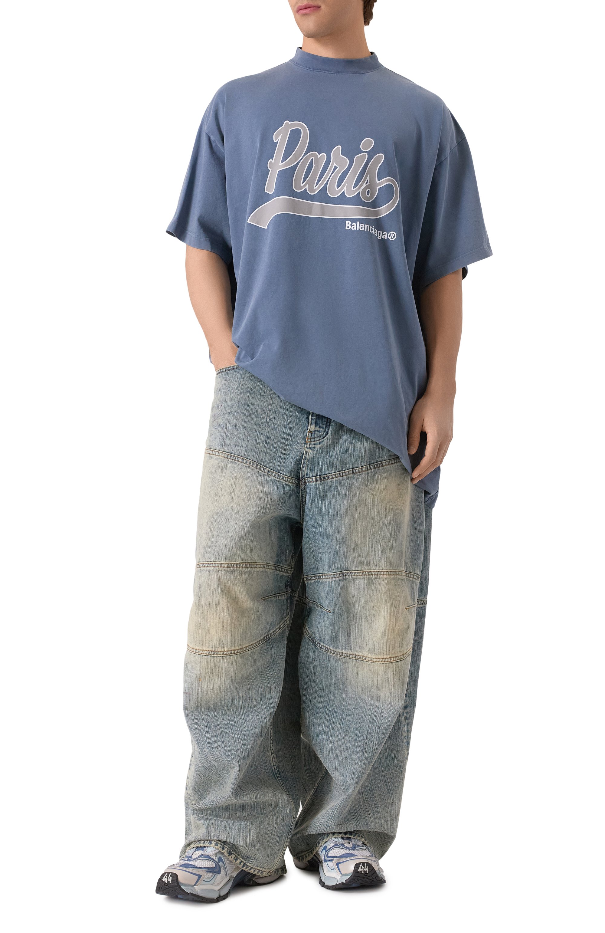 Комбинированные кроссовки runner 2.0 BALENCIAGA, арт. 779066/W3RXP, фото 2