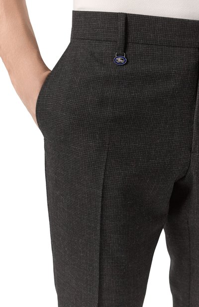 Шерстяные брюки BURBERRY, арт. 8104960, фото 5