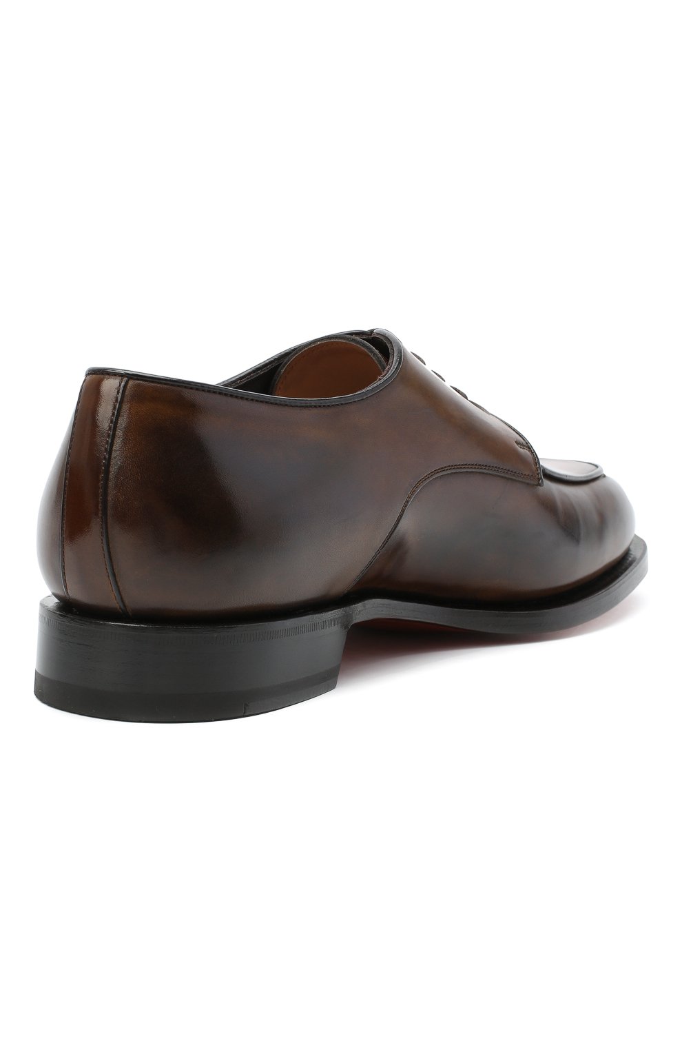 Кожаные дерби SANTONI, арт. MCC016821MC3HNGCS53, фото 4