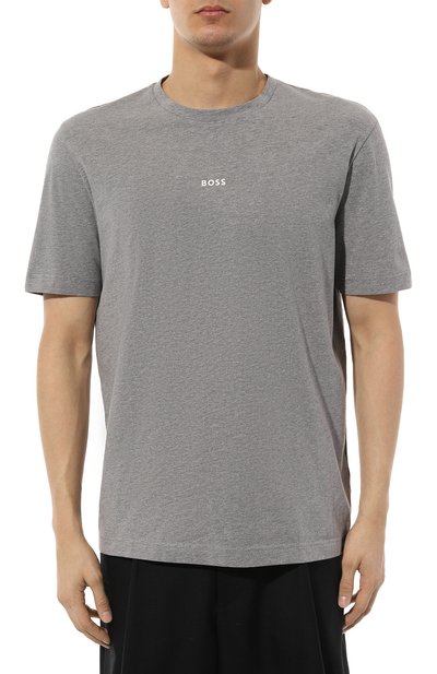 Хлопковая футболка BOSS ORANGE, арт. 50473278, фото 3