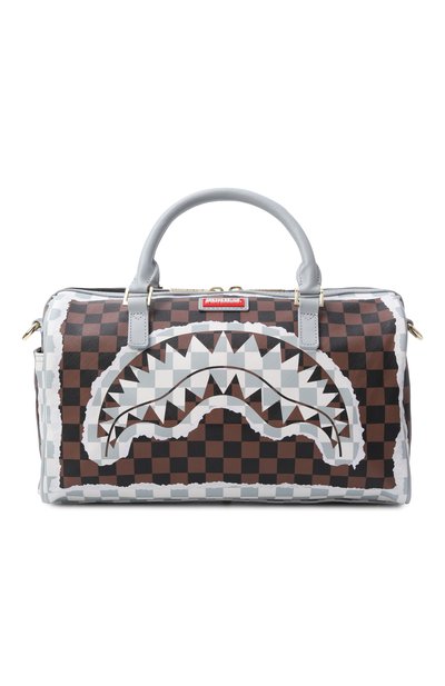 Дорожная сумка tear check SPRAYGROUND, арт. 910D8293NSZ/CREAM BR0WN TEAR CHECK MINI DUFFLE