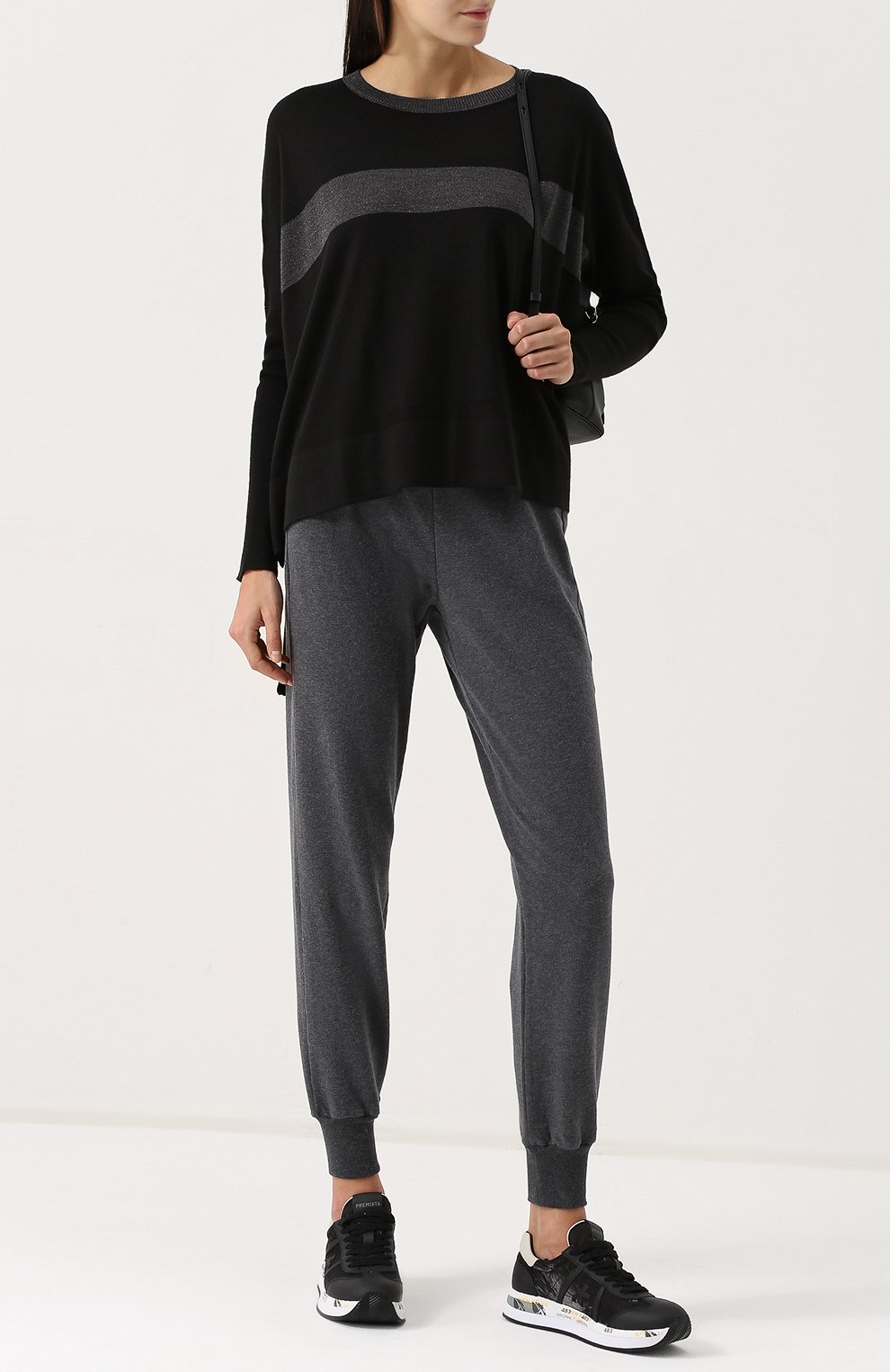 Комбинированные кроссовки conny на шнуровке PREMIATA, арт. C0NNY/VAR1806, фото 2