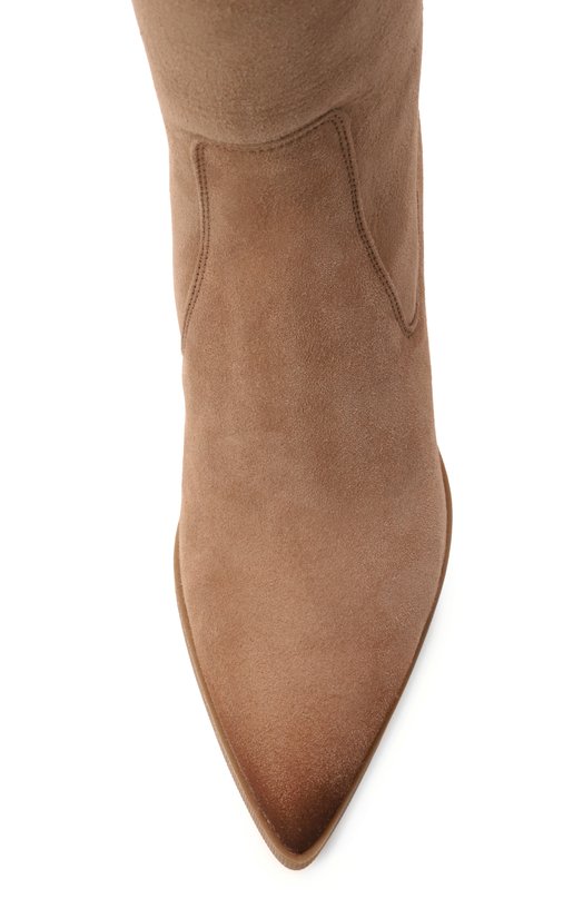 Замшевые сапоги Santoni WSEG71937PC4AHGI Бежевый  WSEG71937PC4AHGI Фото 6