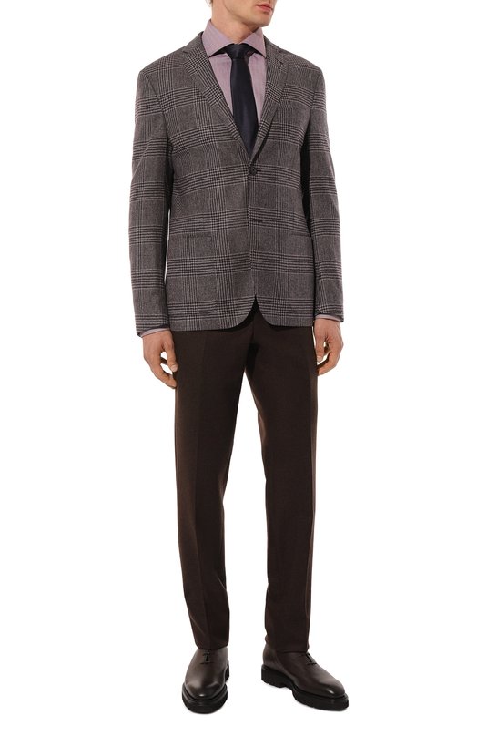 Шерстяной пиджак Corneliani 946002-9416216 Фиолетовый  946002-9416216 Фото 3