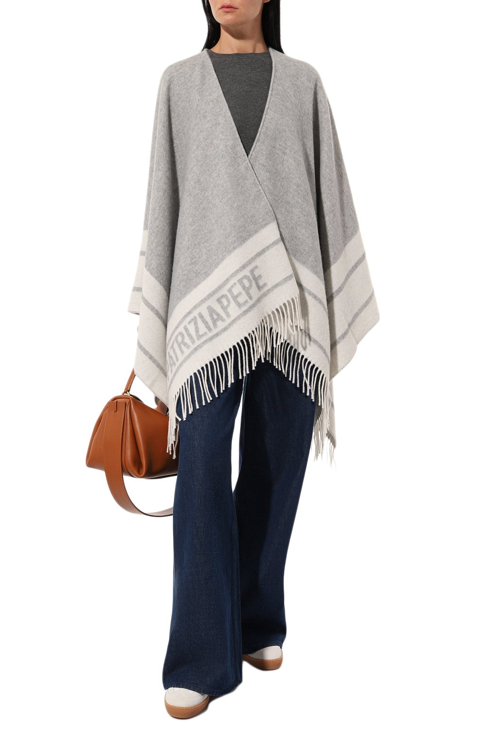 Шерстяное пончо PATRIZIA PEPE, арт. 8F0017_A400, фото 2