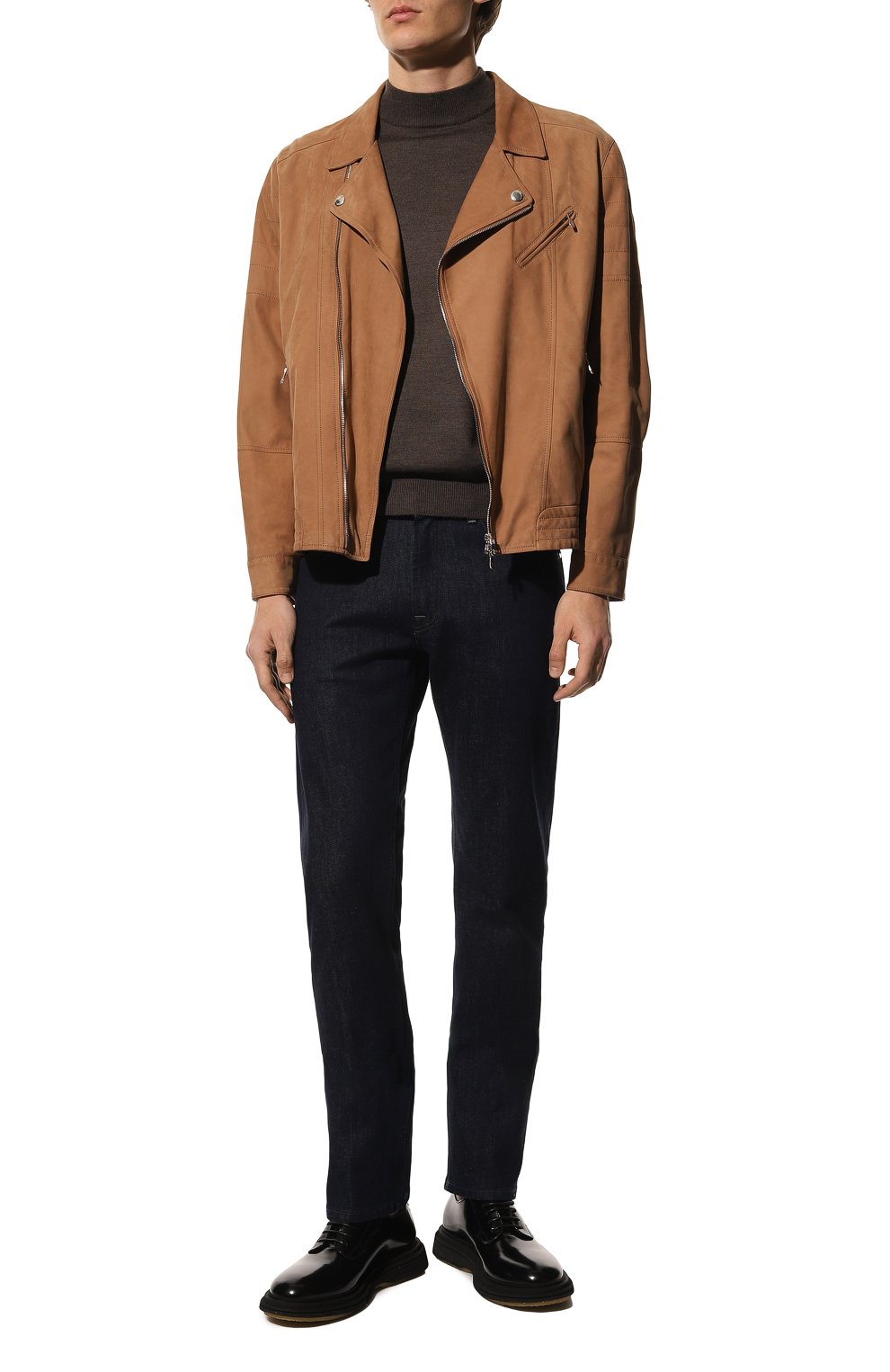 Шерстяной джемпер GRAN SASSO темно-коричневого цвета по цене 12950 руб., арт. 55108/14290, фото 2 Шерстяной джемпер GRAN SASSO, арт. 55108/14290, фото 2