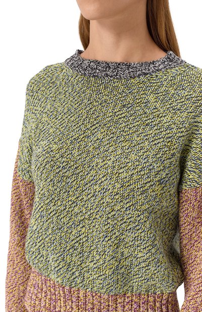 Свитер из хлопка и шерсти WEEKEND MAX MARA, арт. L0LA, фото 5