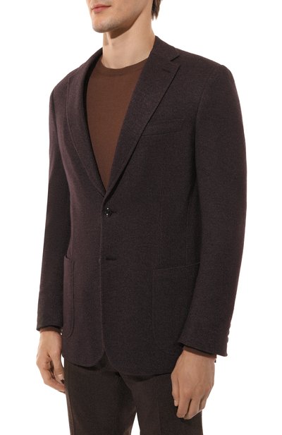 Пиджак из шелка и кашемира STEFANO RICCI, арт. M1RMGD22T0/KC001M, фото 5