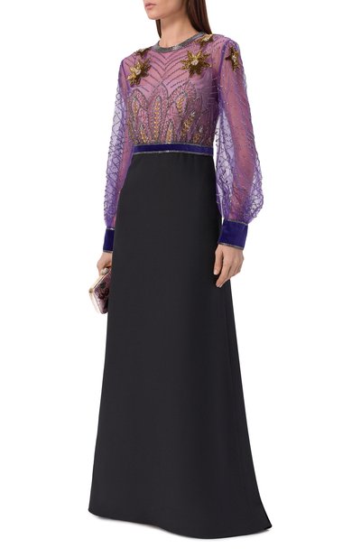 Шелковое платье VALENTINO, арт. 8B3VDLG0/1CF, фото 2