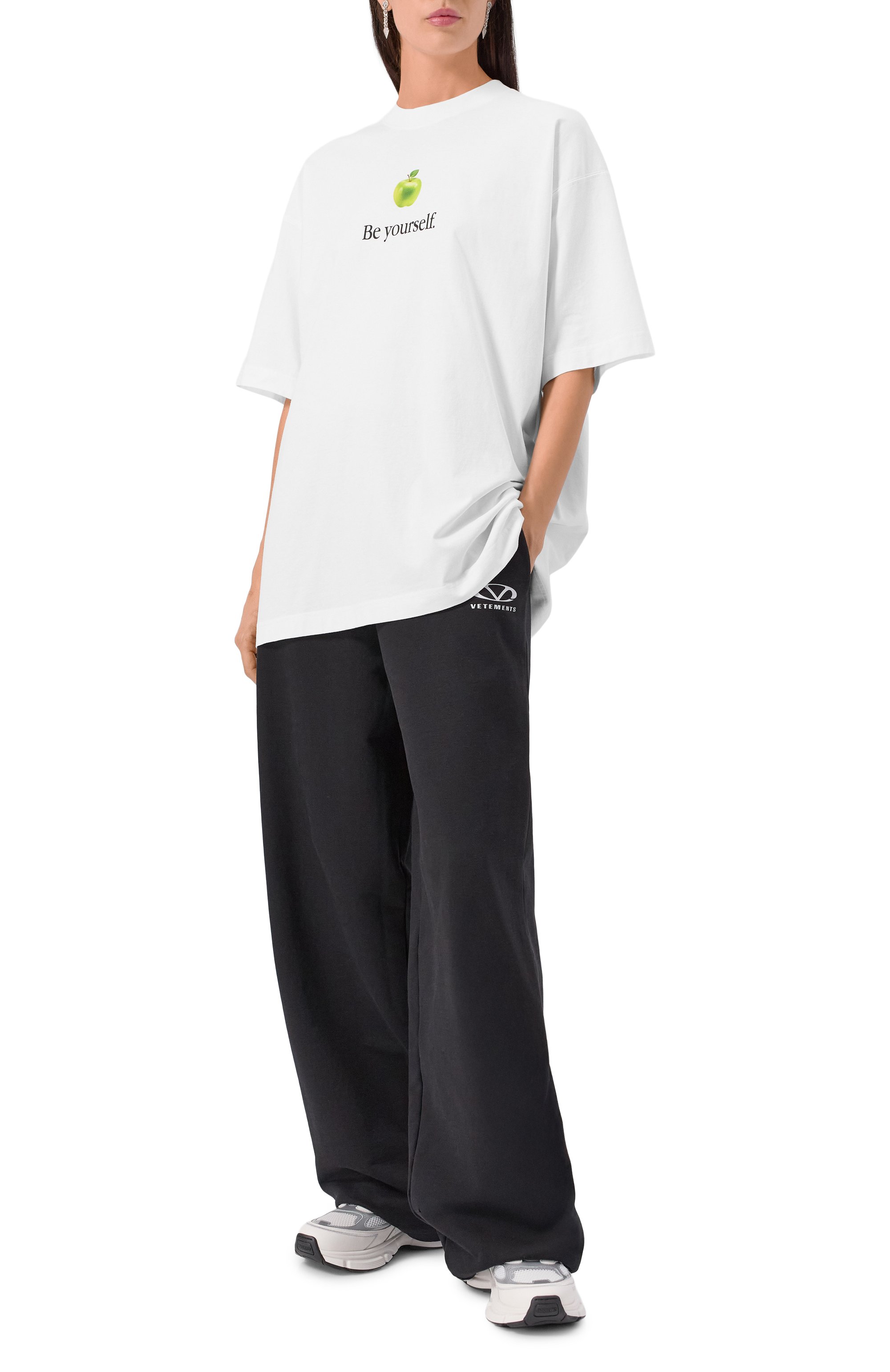 Хлопковая футболка VETEMENTS, арт. UH76TR350W/1000 LIGHT JERSEY, фото 6