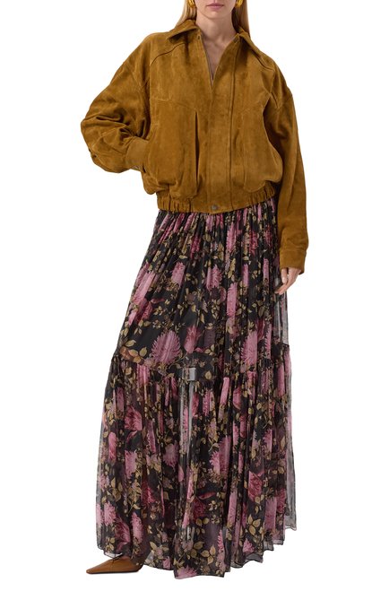 Женская замшевая куртка SAINT LAURENT, арт. 824387/YCSG2
